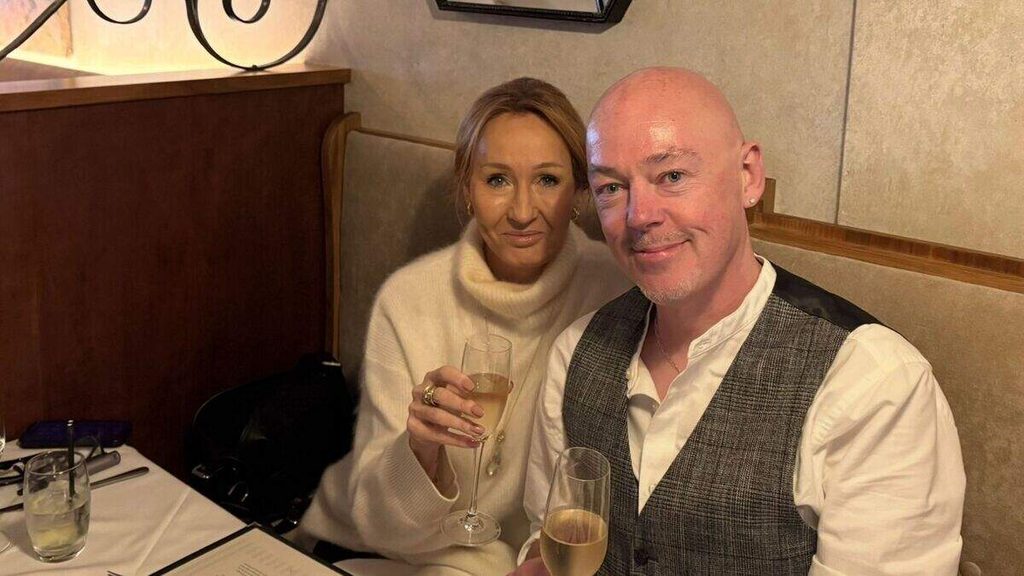 JK Rowling and John Boyne celebrate her 60th birthday